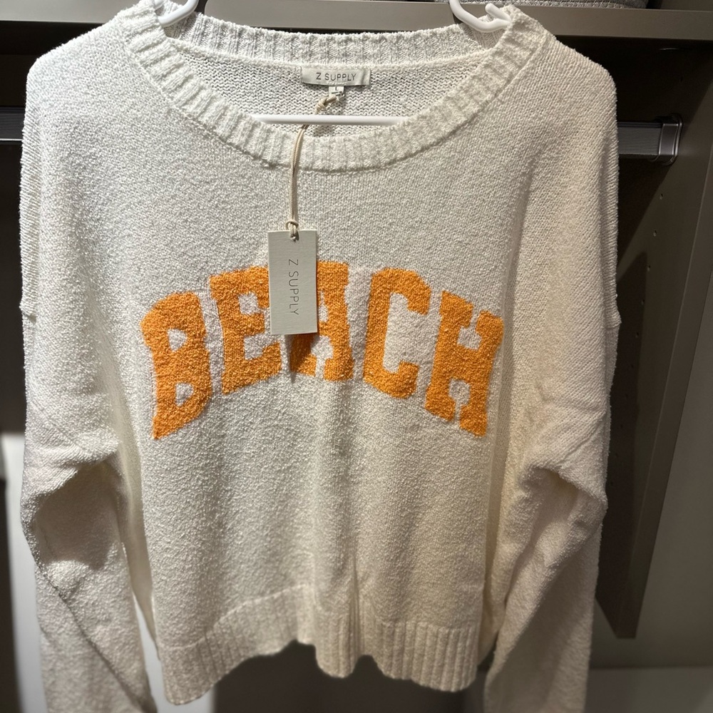 NWT z supply beach sweater